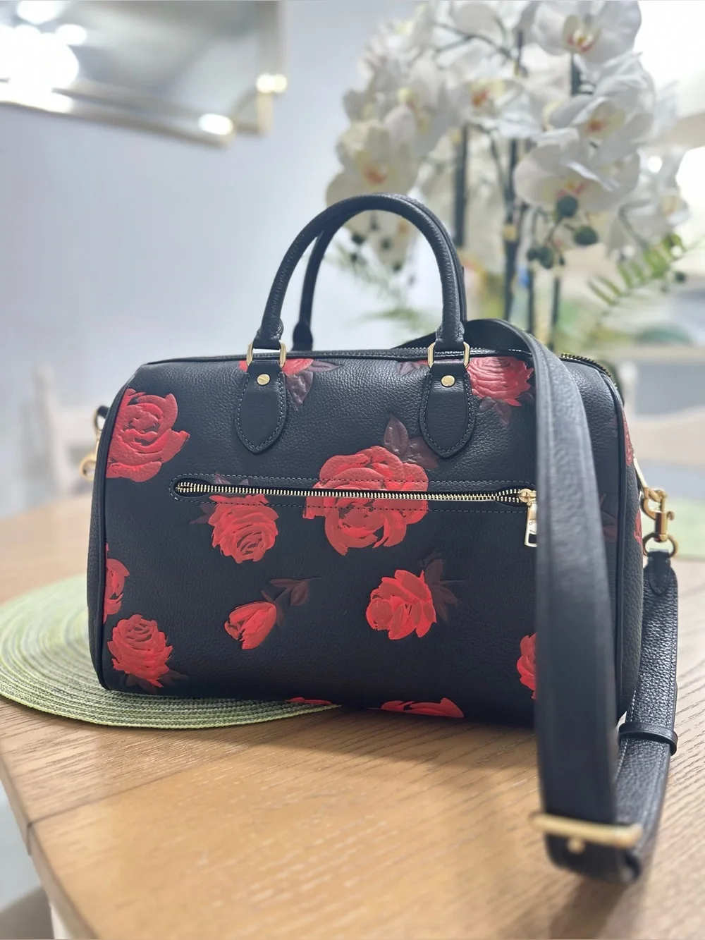 Coach Large Rowan in Roses 🌹 - Picture 6 of 6